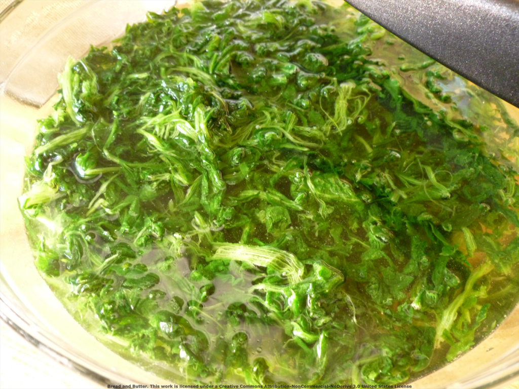 Thawing Spinach AKA Swamp Monster